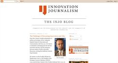 Desktop Screenshot of blog.innovationjournalism.org